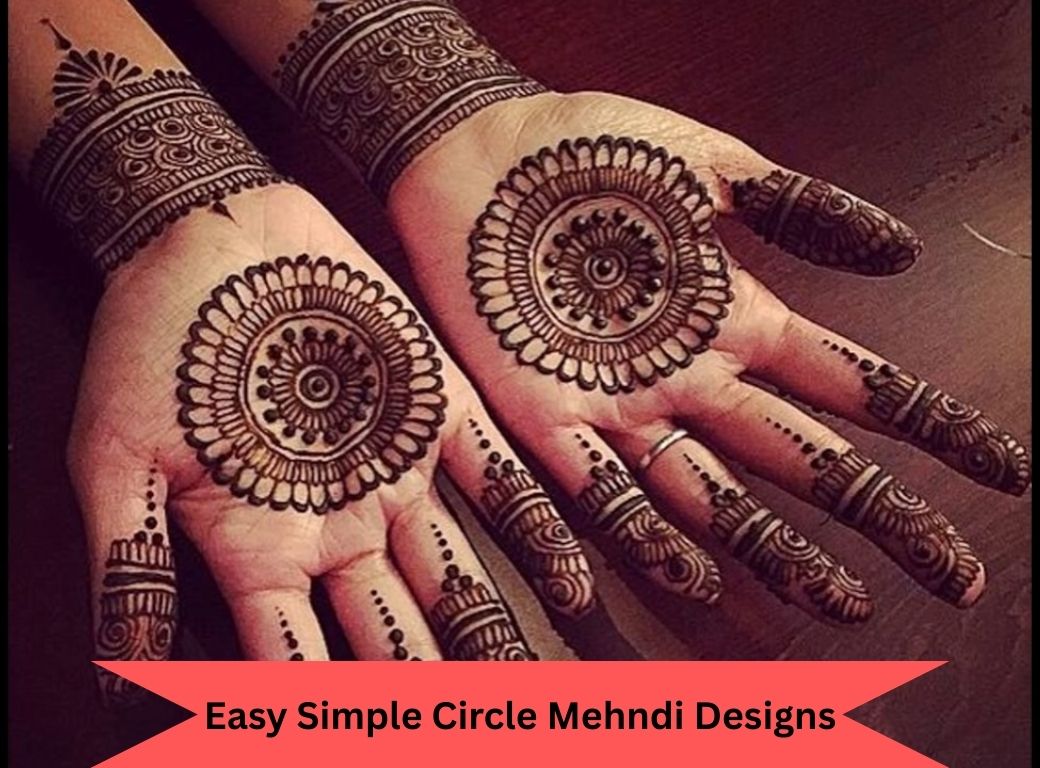 Easy Simple Circle Mehndi Designs