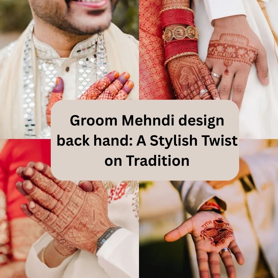 Groom Mehndi Design Back Hand