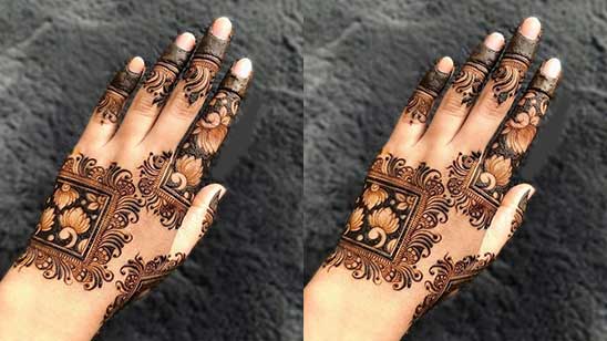 Bharwa Mehndi Design