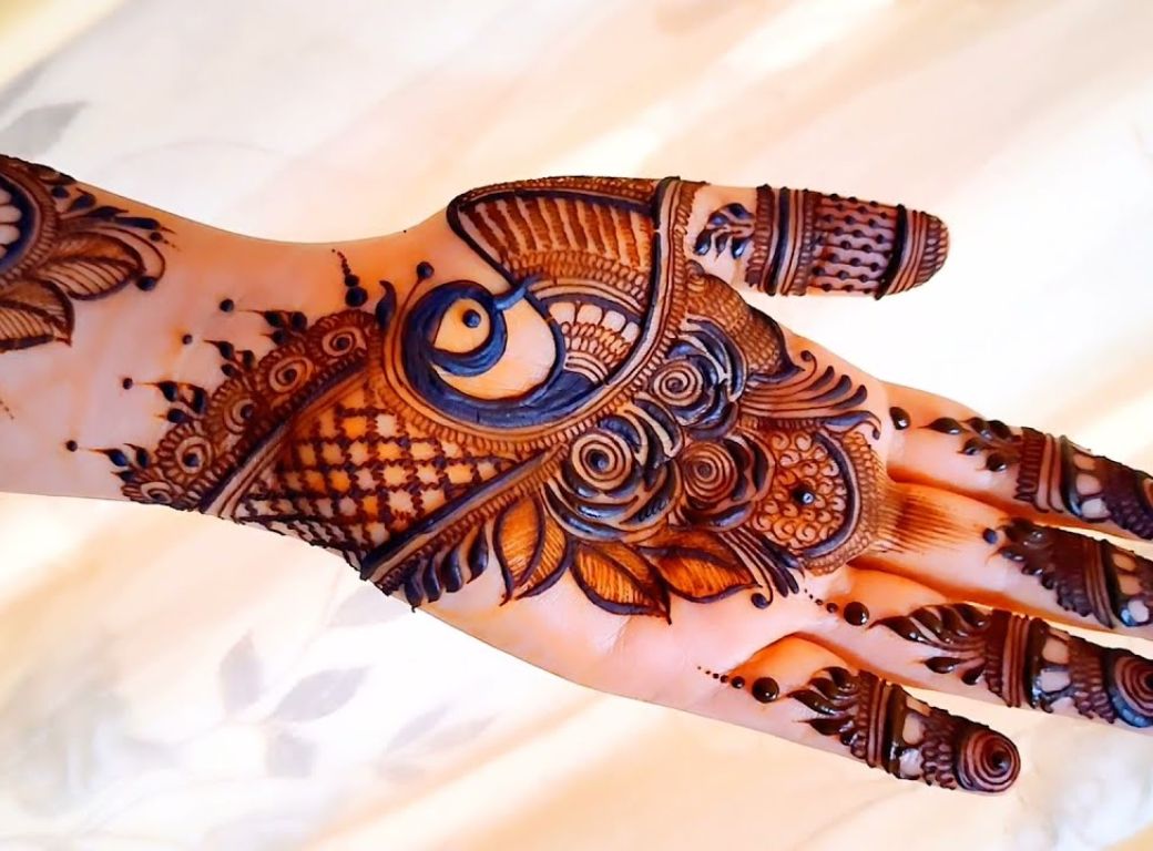 Bridal Royal Front Hand Mehndi Design