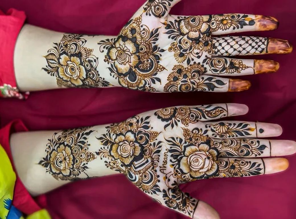 Dubai Khafif Mehndi Design Simple