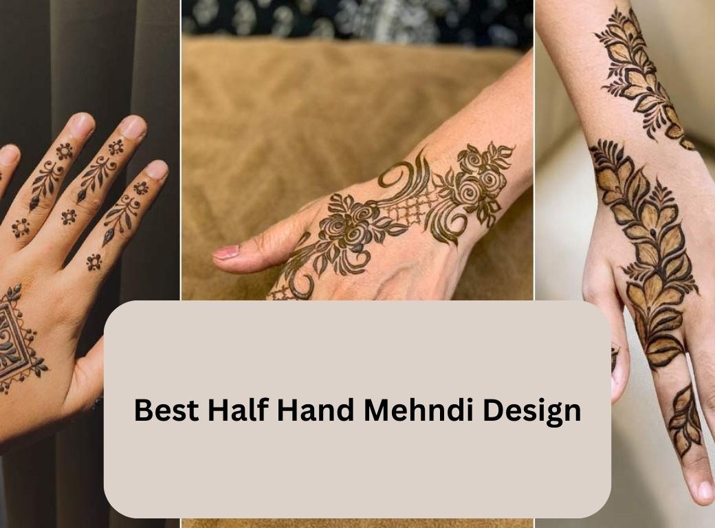 Half Hand Mehndi Design