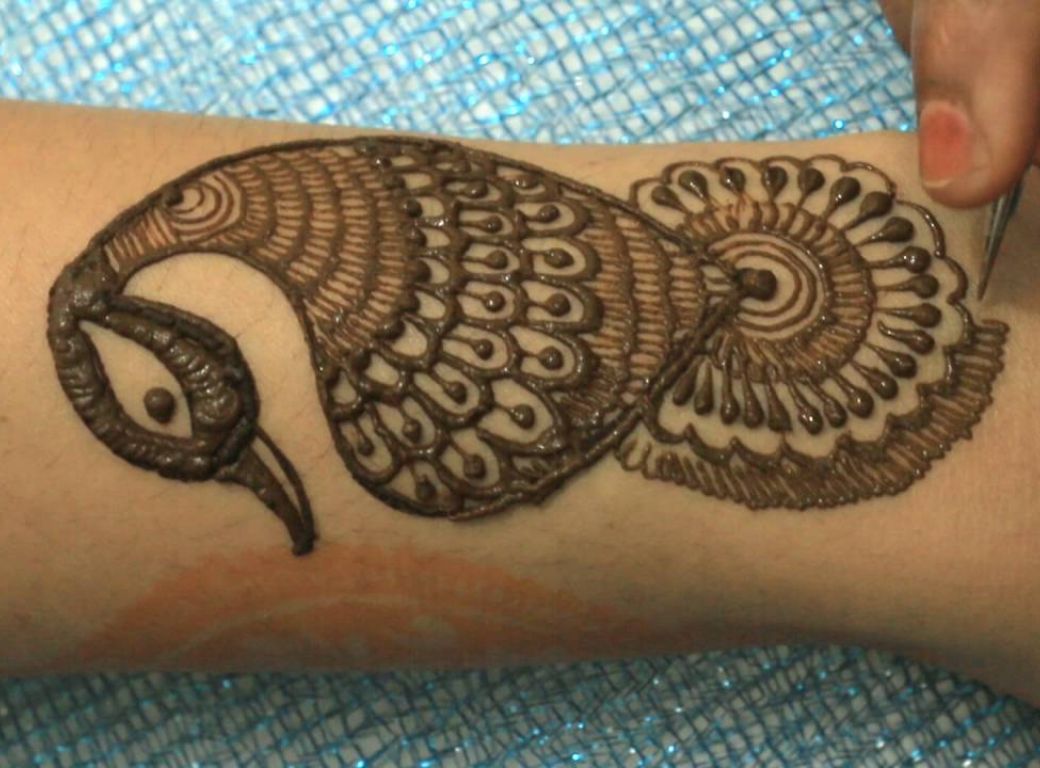 Peacock Mehndi Design