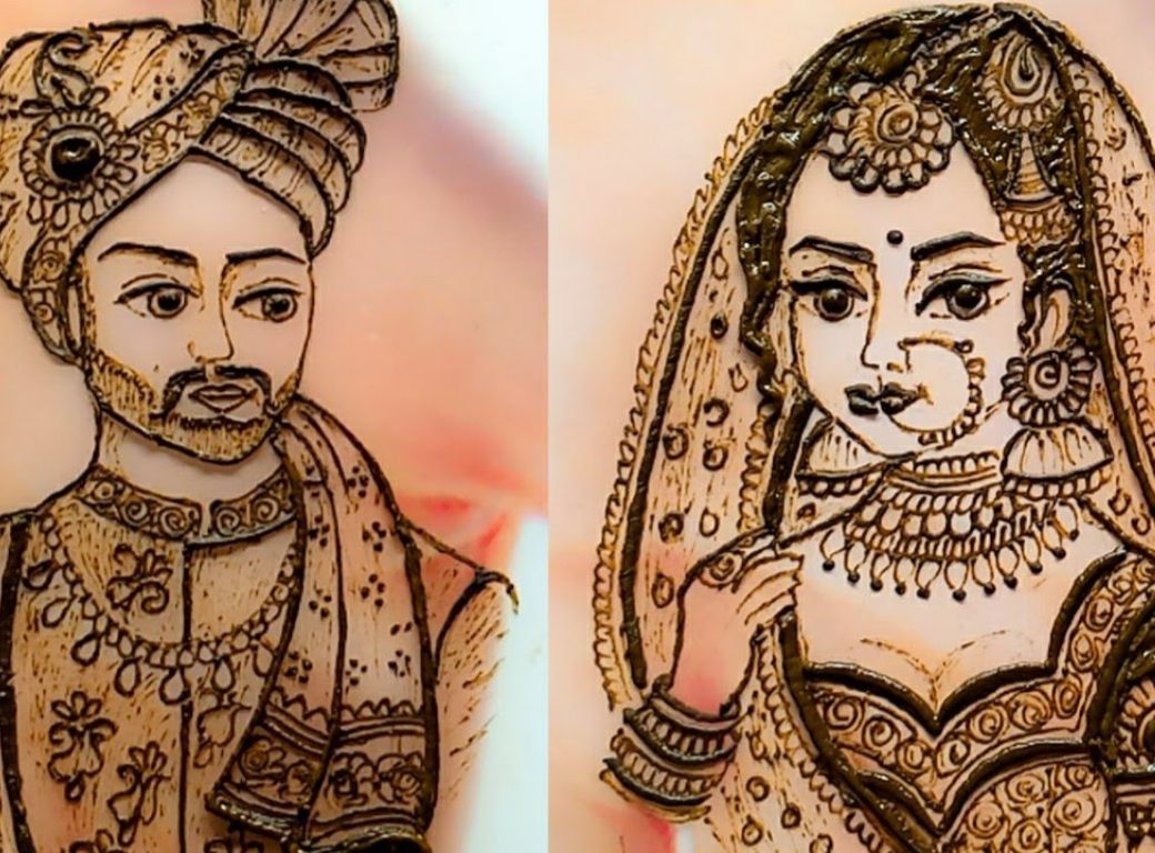 Rajasthani Dulha And Dulhan Mehndi