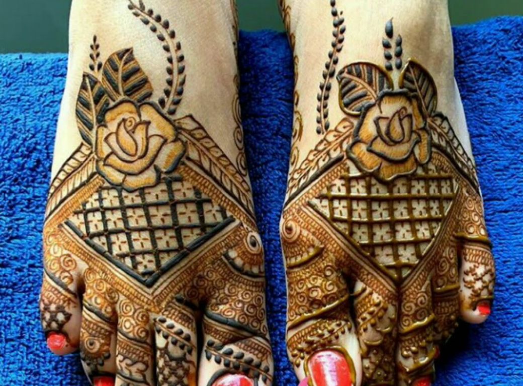 Rajasthani Foot Mehndi Design