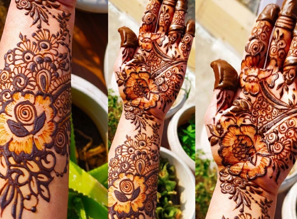 Simple Khafif Mehndi Design